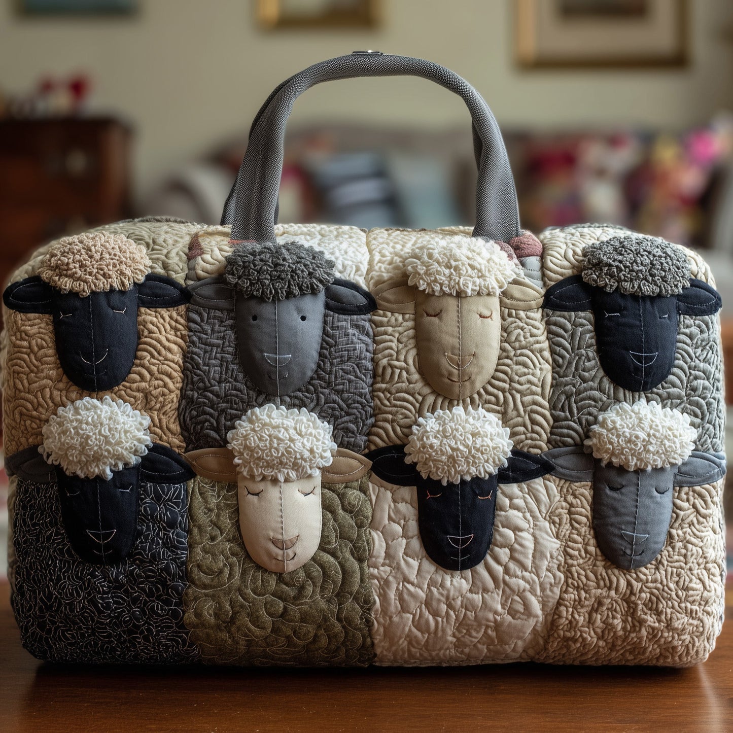 Sheep Quilted Duffle Bag GFTOMA2050