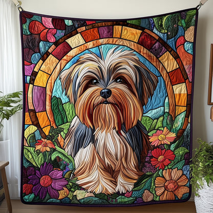 Yorkshire Terrier Quilted Blanket GFTOMA206
