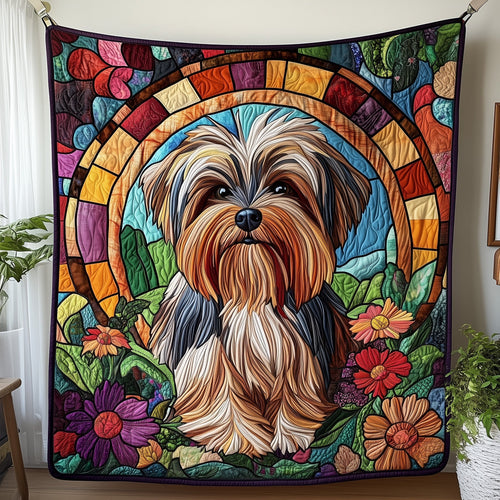 Yorkshire Terrier Quilted Blanket GFTOMA206
