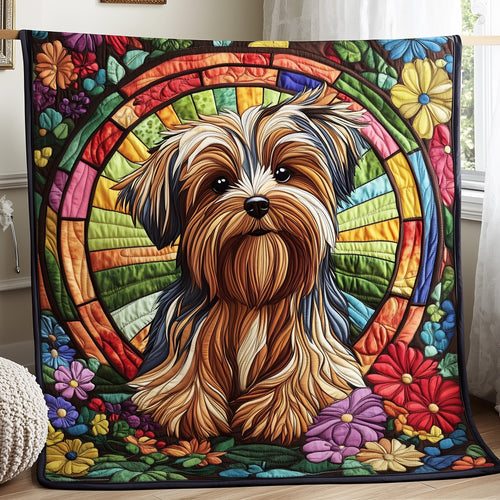 Yorkshire Terrier Quilted Blanket GFTOMA207