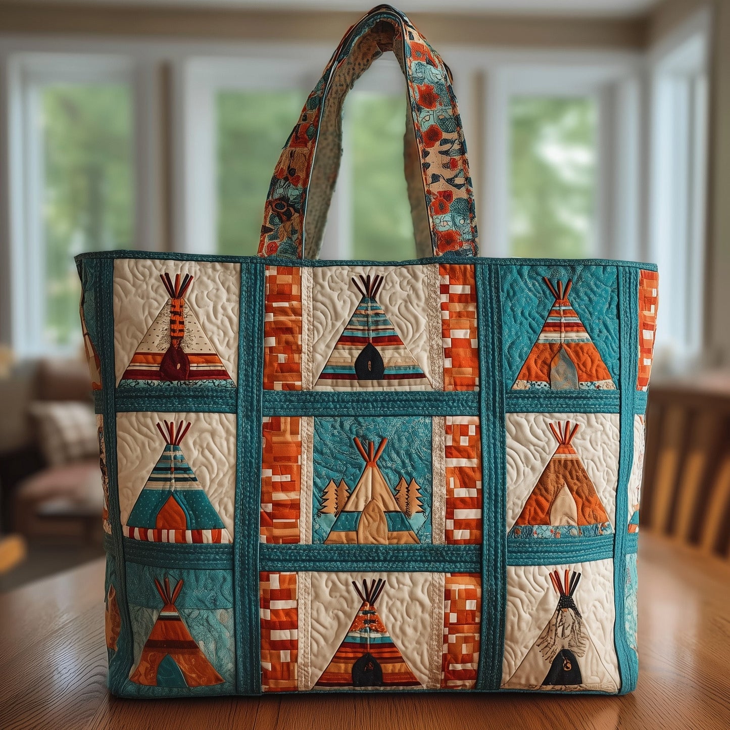 Tribal Comfort Quilted Tote Bag GFTOMA2080