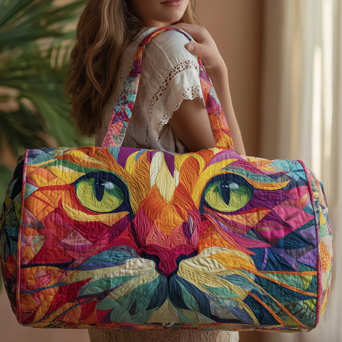 Cat Quilted Duffle Bag GFTOMA2099