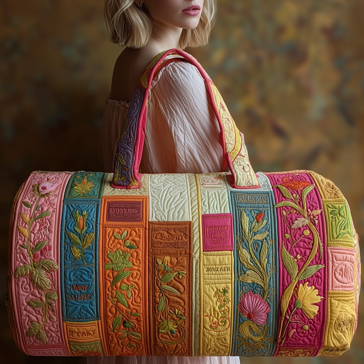 Booktrovert Quilted Duffle Bag GFTOMA2101