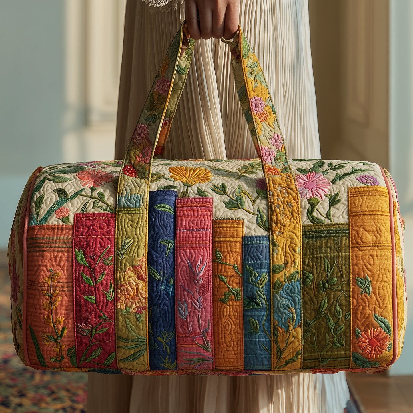 Booktrovert Quilted Duffle Bag GFTOMA2103