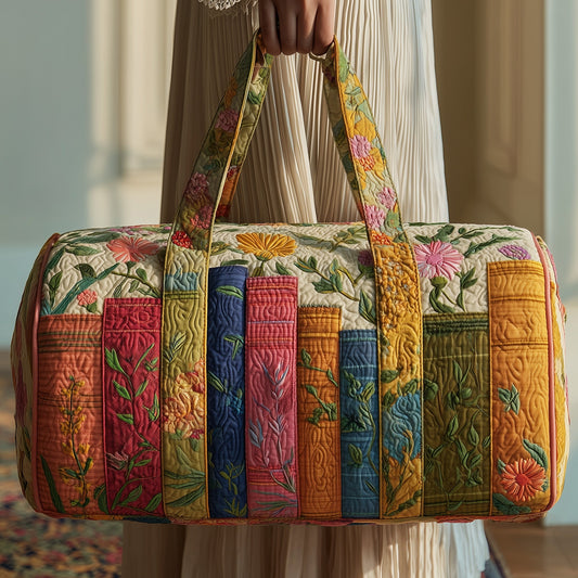 Booktrovert Quilted Duffle Bag GFTOMA2103