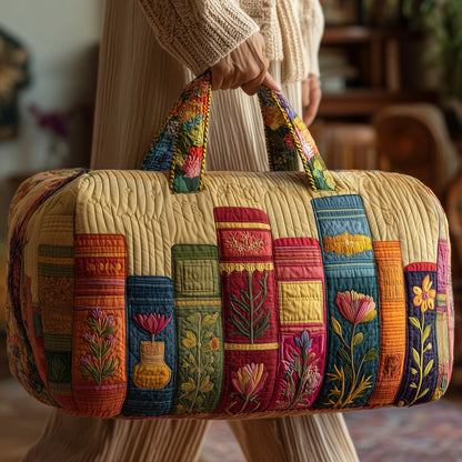 Booktrovert Quilted Duffle Bag GFTOMA2105