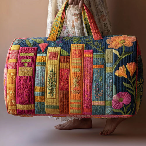 Booktrovert Quilted Duffle Bag GFTOMA2108