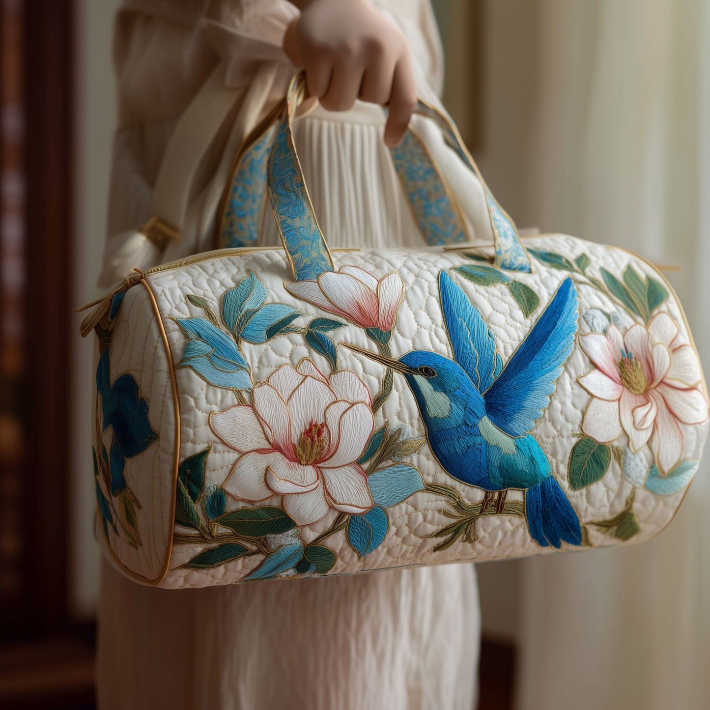 Magnolia Flight Quilted Duffle Bag GFTOMA2112