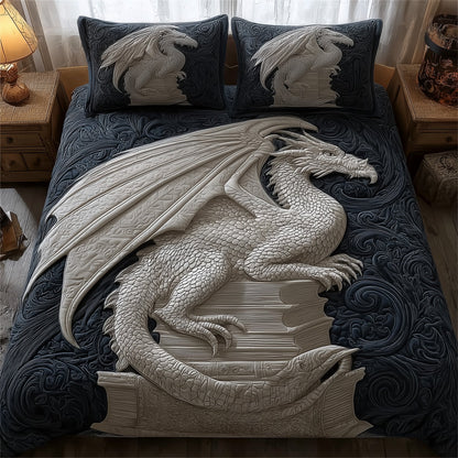 Dragon 3-Piece Quilted Bedding Set GFTOMA2125