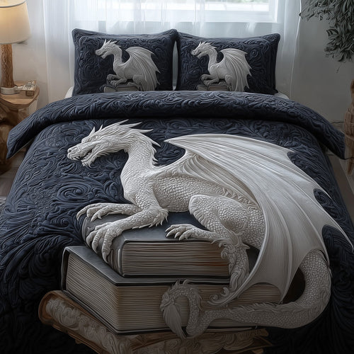Dragon 3-Piece Quilted Bedding Set GFTOMA2127