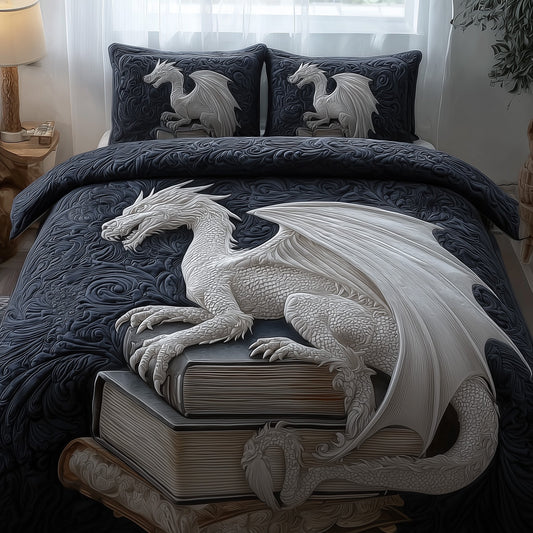 Dragon 3-Piece Quilted Bedding Set GFTOMA2127