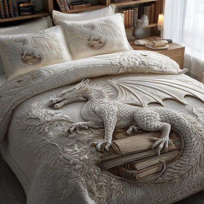 Dragon 3-Piece Quilted Bedding Set GFTOMA2128