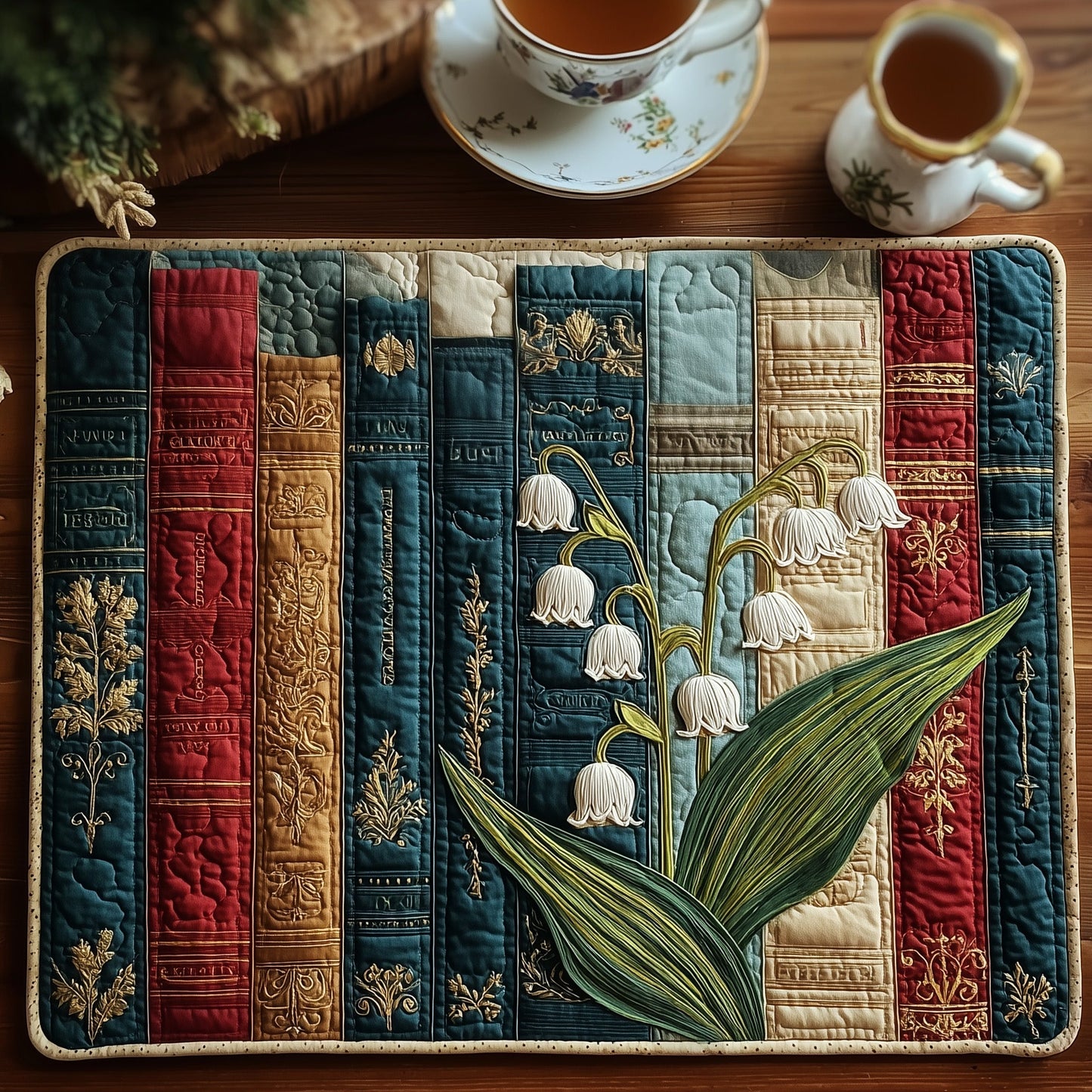 Lily Of The Valley Quilted Place Mat GFTOMA2133