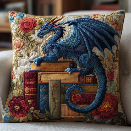 Vintage Dragon Quilted Pillow Case GFTOMA2135