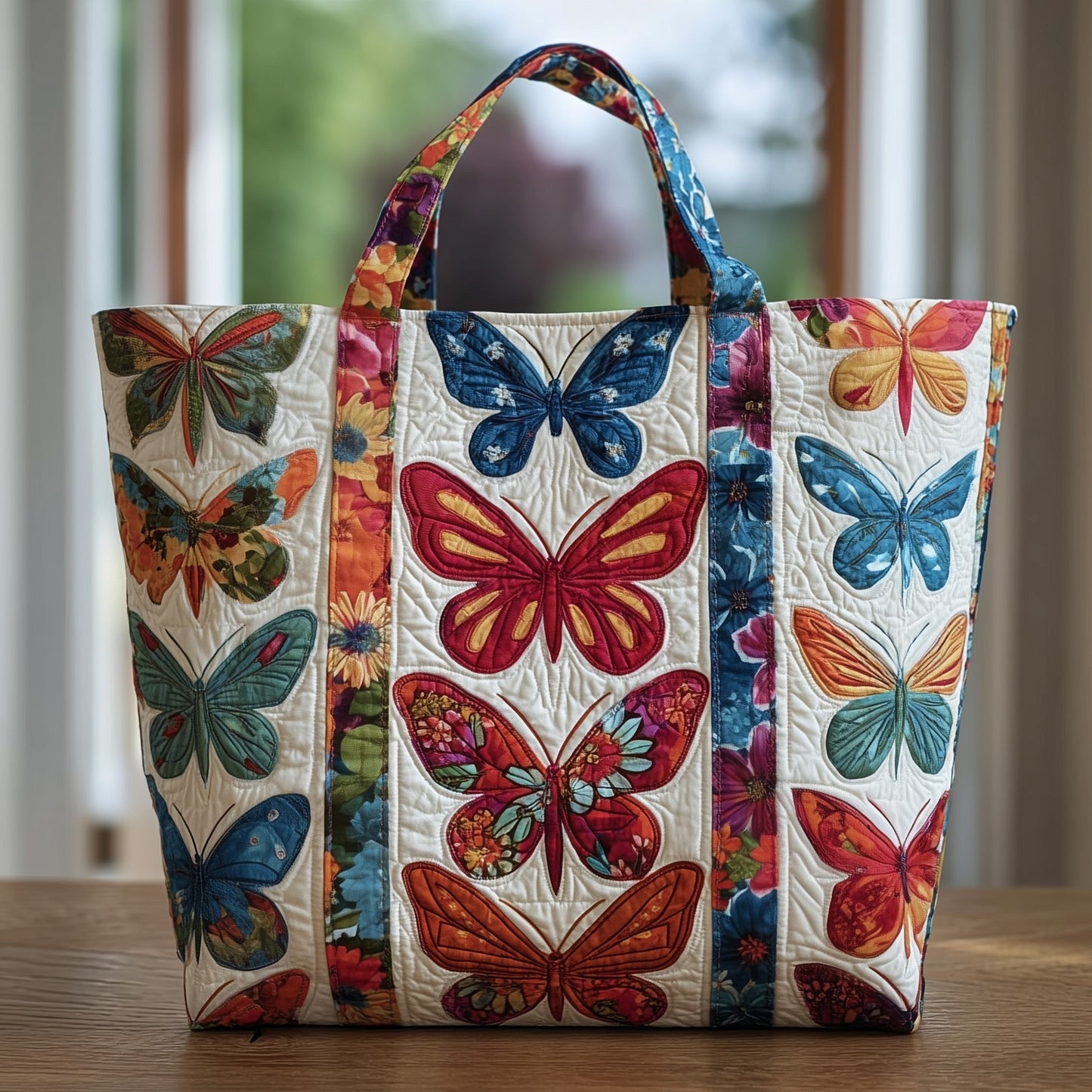 Butterfly Quilted Tote Bag GFTOMA2140