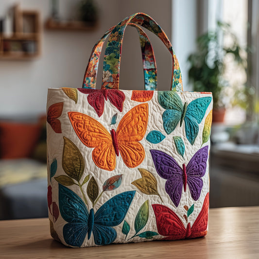 Butterfly Quilted Tote Bag GFTOMA2141