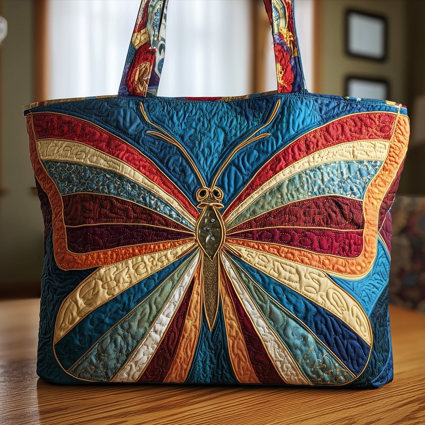 Butterfly Quilted Tote Bag GFTOMA2145