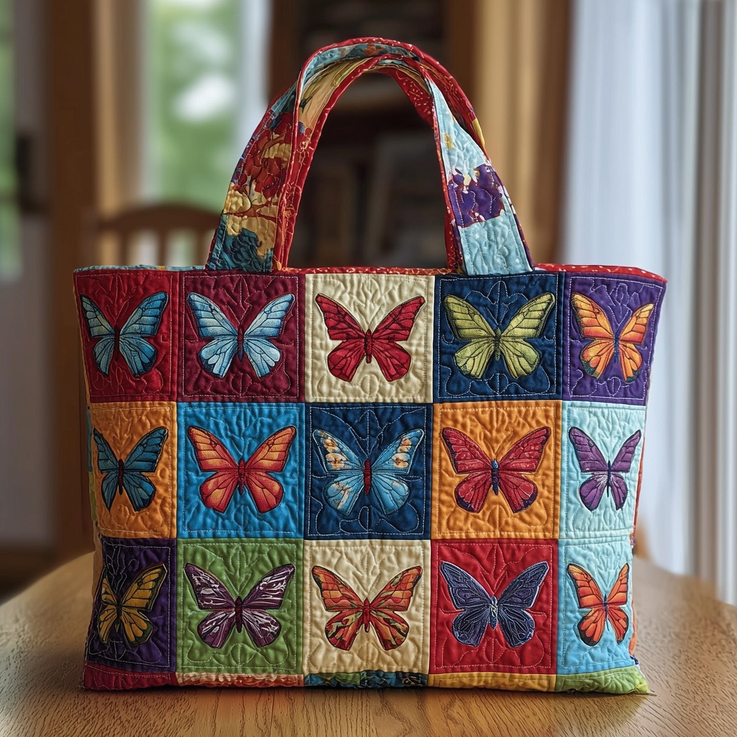 Butterfly Quilted Tote Bag GFTOMA2146