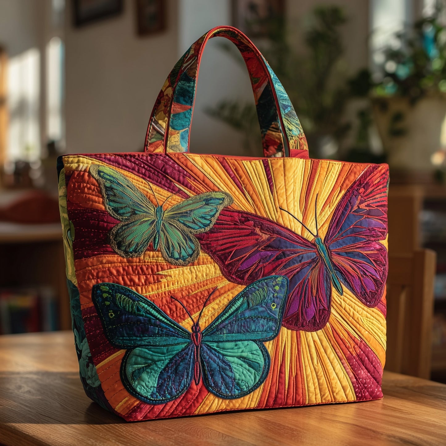 Butterfly Quilted Tote Bag GFTOMA2147