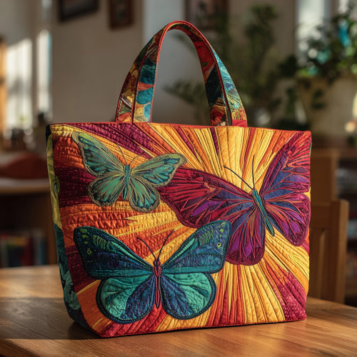 Butterfly Quilted Tote Bag GFTOMA2147