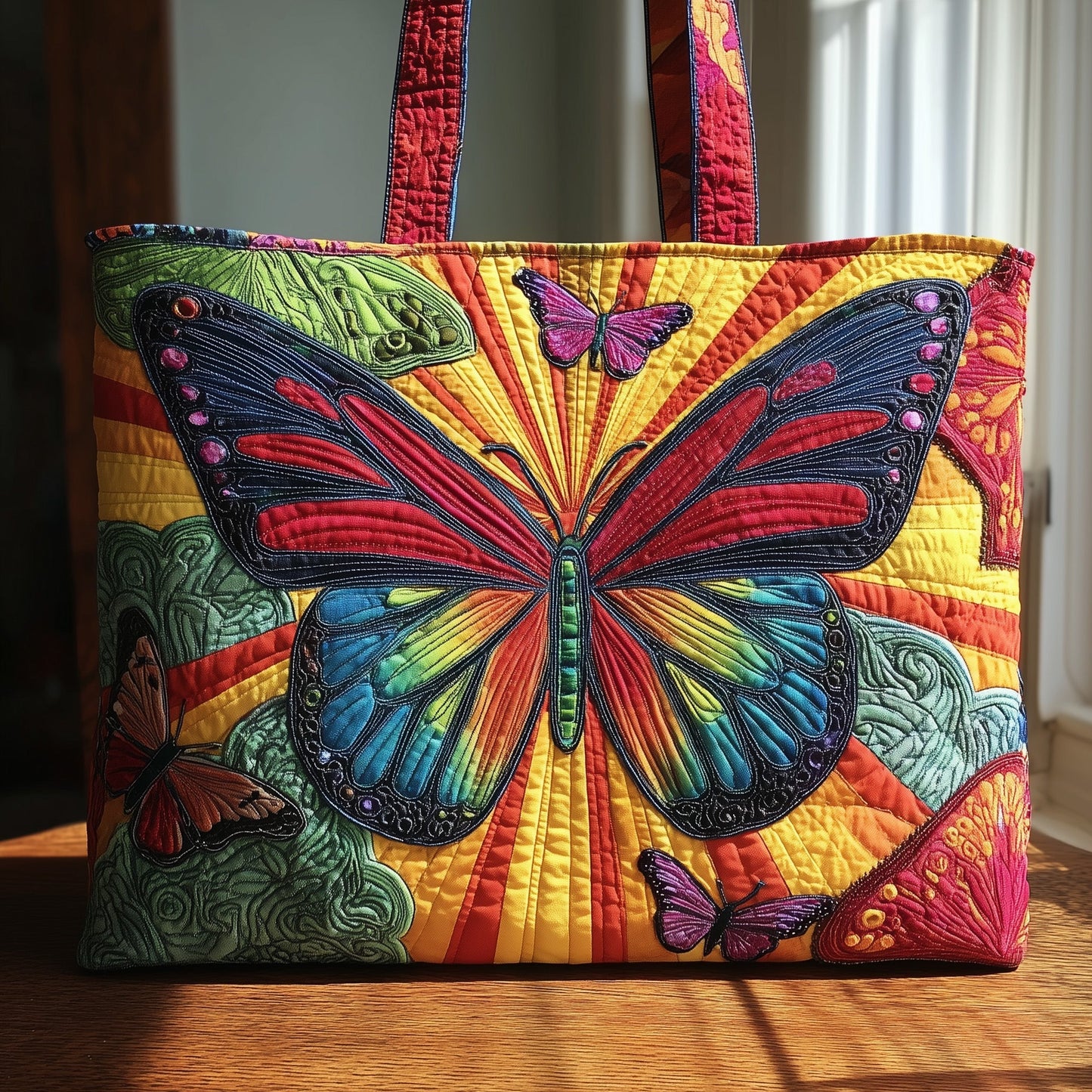 Butterfly Quilted Tote Bag GFTOMA2150