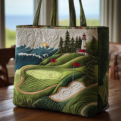 Fairway Dreams Quilted Tote Bag GFTOMA2152