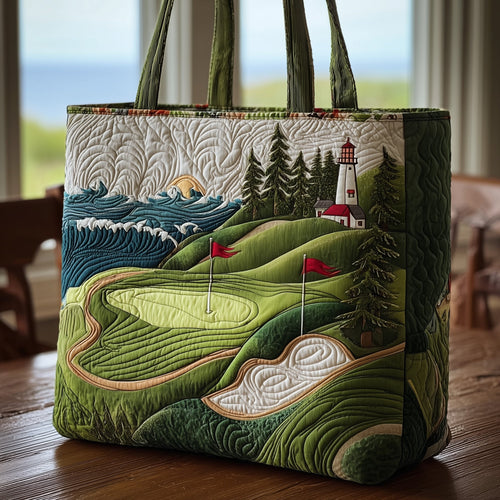 Fairway Dreams Quilted Tote Bag GFTOMA2152