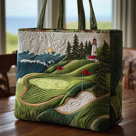 Fairway Dreams Quilted Tote Bag GFTOMA2152