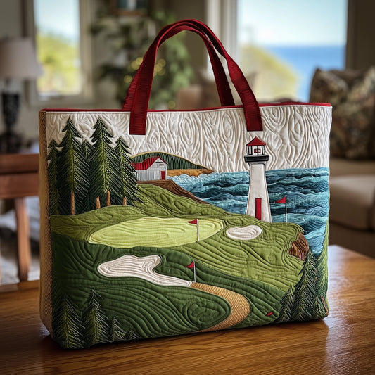 Fairway Dreams Quilted Tote Bag GFTOMA2154