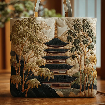 Japanese Pagoda Quilted Tote Bag GFTOMA2161