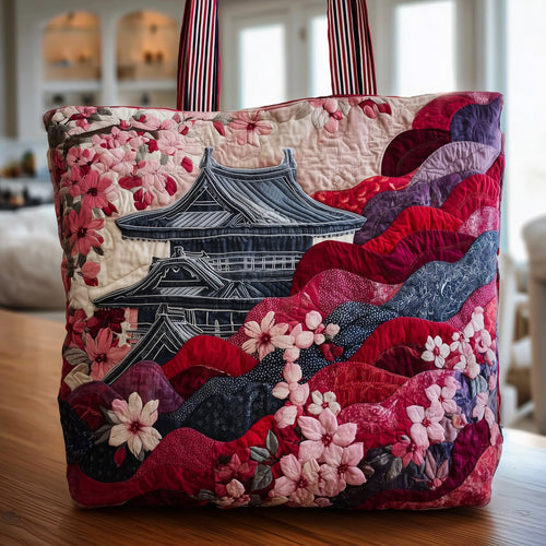 Japanese Pagoda Quilted Tote Bag GFTOMA2163