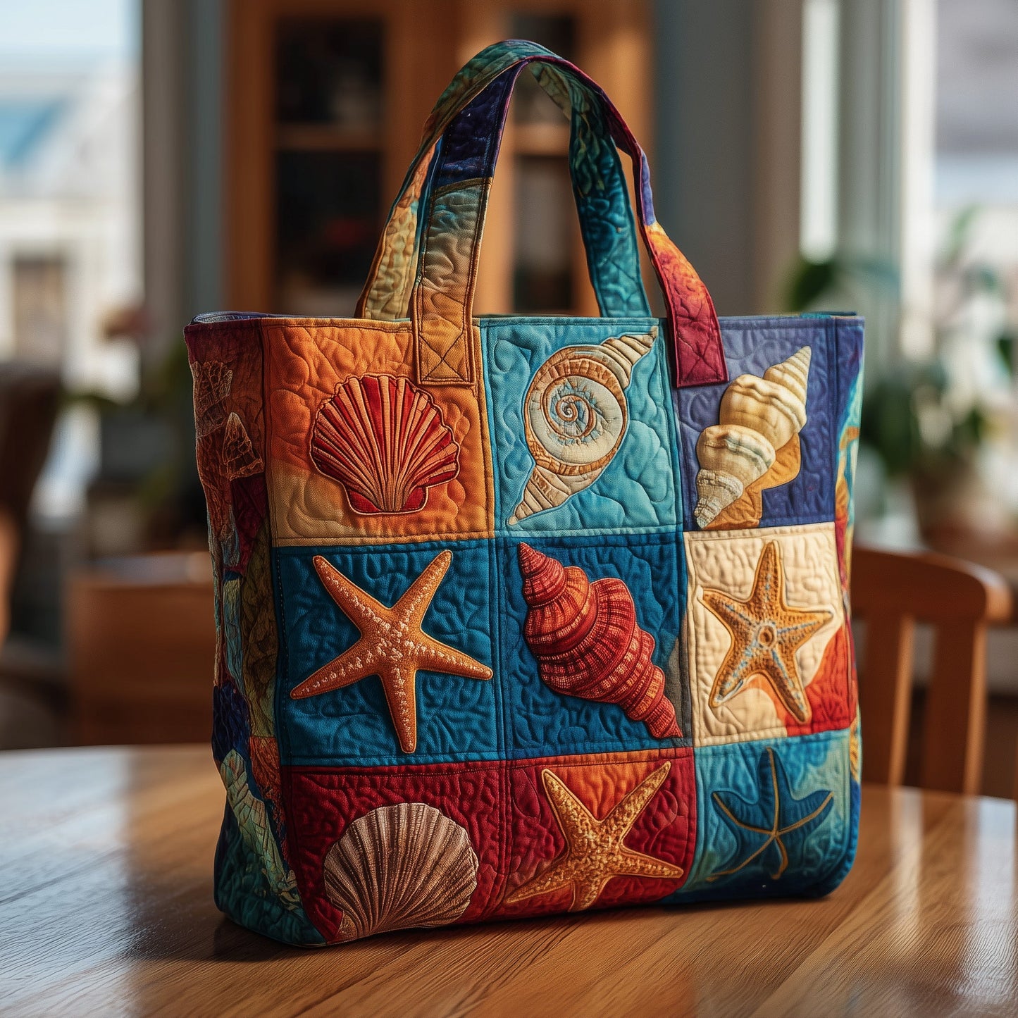 Ocean Breeze Quilted Tote Bag GFTOMA2168