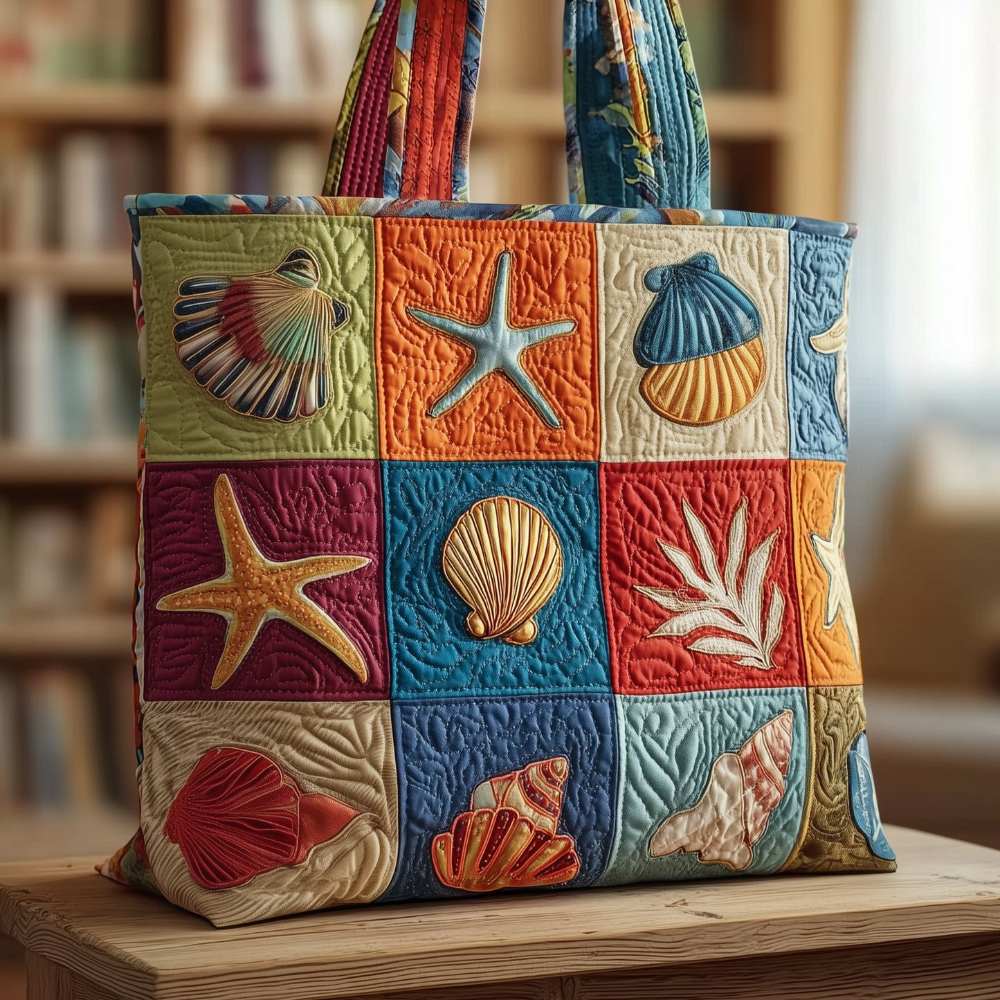 Ocean Breeze Quilted Tote Bag GFTOMA2171