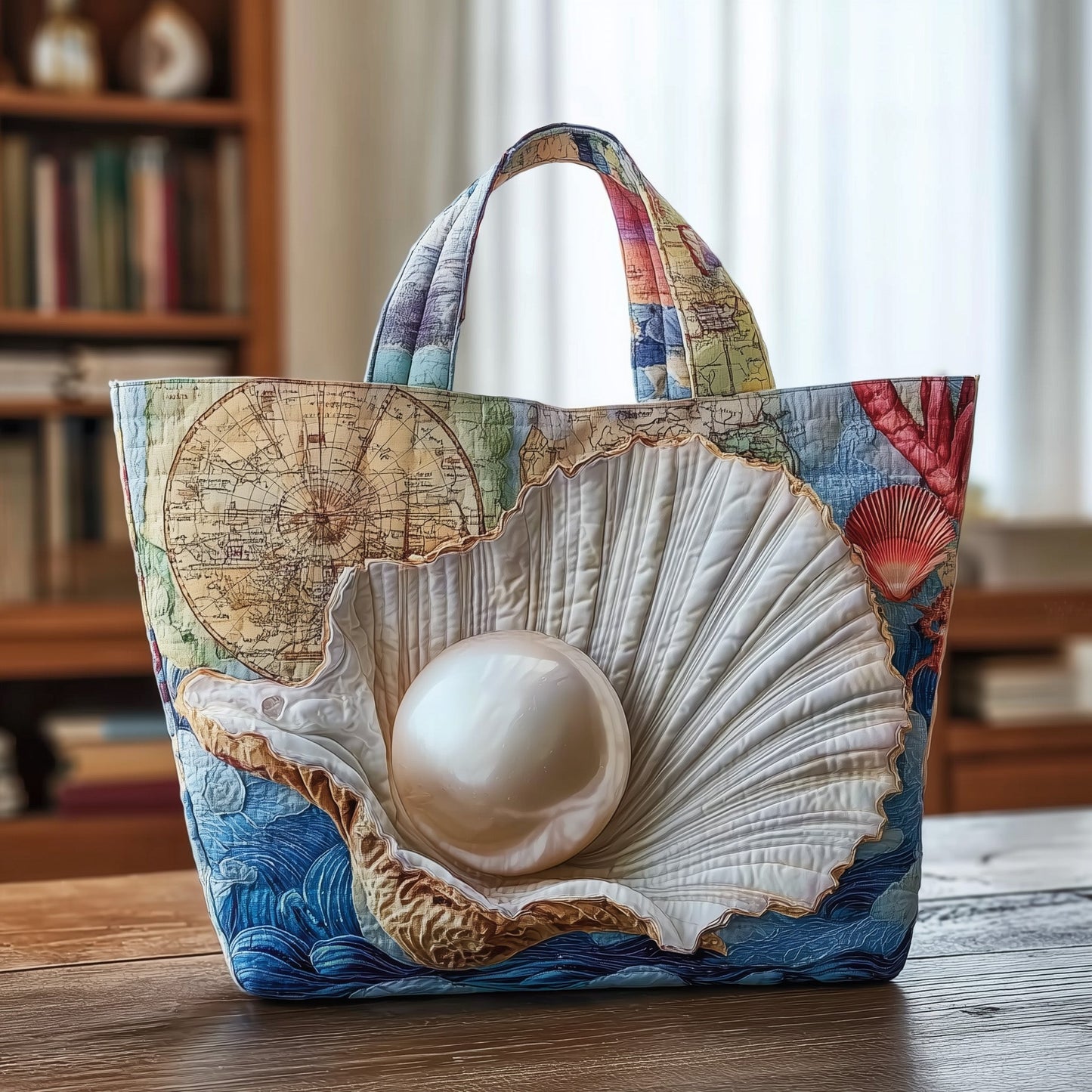 Ocean Breeze Quilted Tote Bag GFTOMA2173