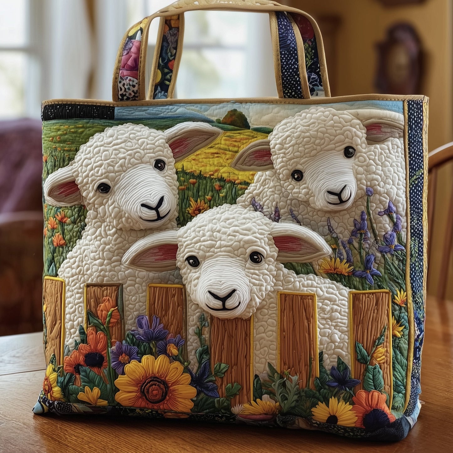 Sheep Quilted Tote Bag GFTOMA2225