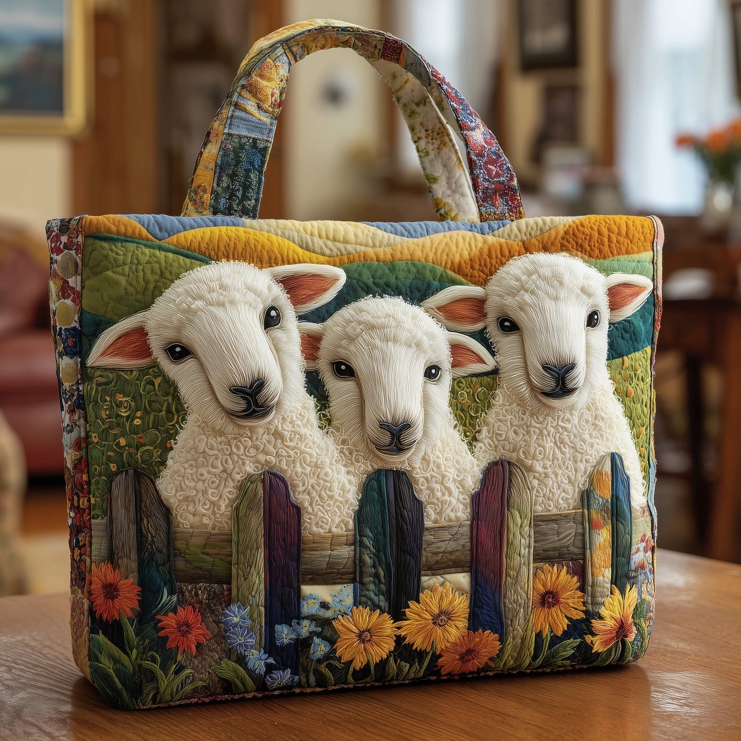 Sheep Quilted Tote Bag GFTOMA2228
