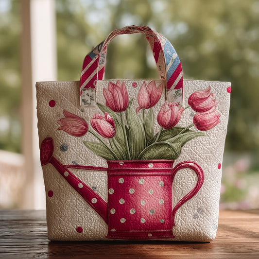 Floral Garden Quilted Tote Bag GFTOMA2237