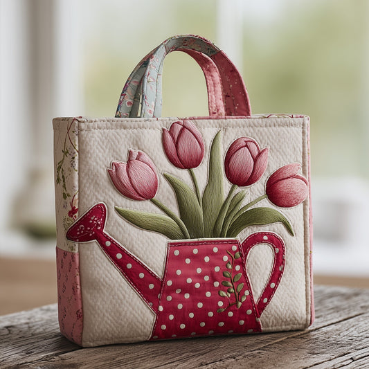 Floral Garden Quilted Tote Bag GFTOMA2243