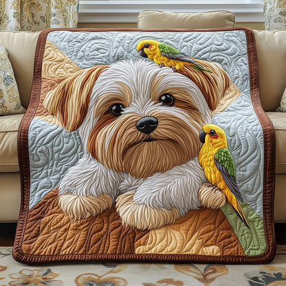 Yorkshire Terrier Quilted Blanket GFTOMA228
