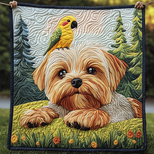 Yorkshire Terrier Quilted Blanket GFTOMA231