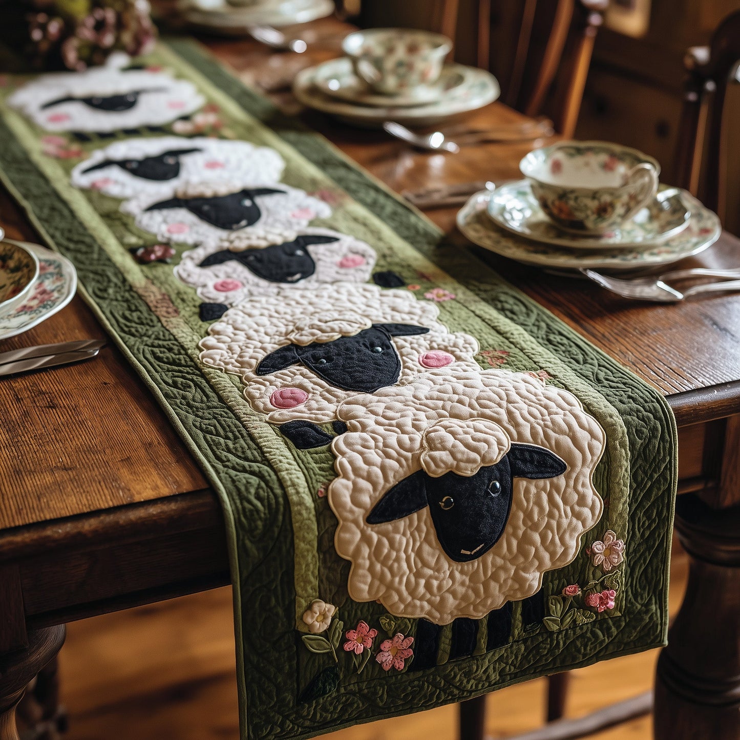 Sheep Quilted Table Runner GFTOMA2332