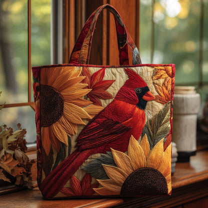 Autumn Cardinals Quilted Tote Bag GFTOMA2372
