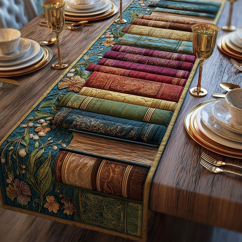Cozy Book Quilted Table Runner GFTOMA2384