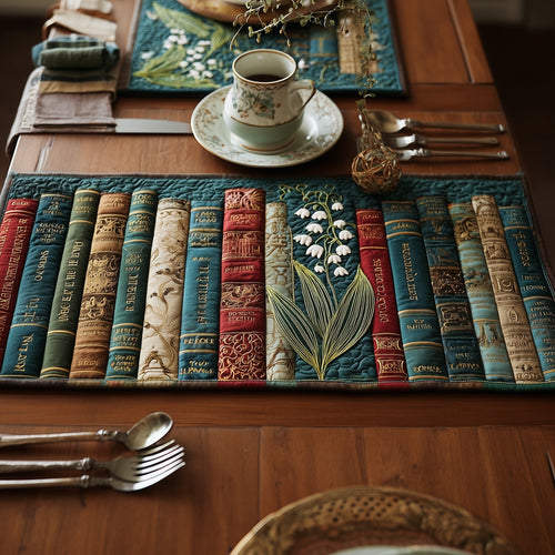Cozy Book Quilted Table Runner GFTOMA2385