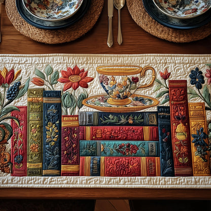 Cozy Book Quilted Table Runner GFTOMA2387