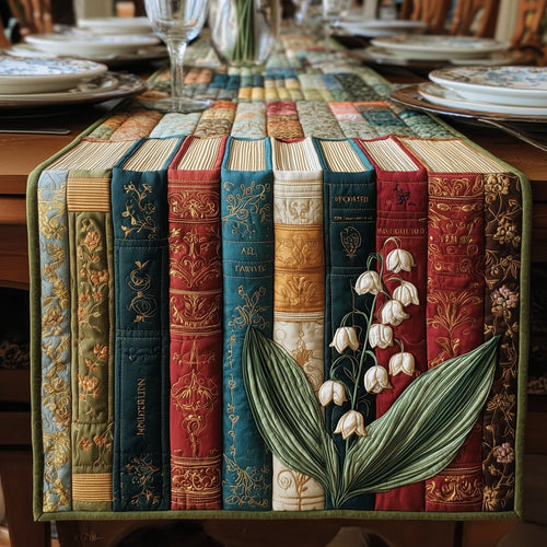 Cozy Book Quilted Table Runner GFTOMA2388
