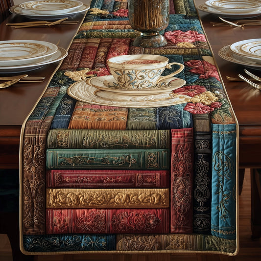 Cozy Book Quilted Table Runner GFTOMA2390