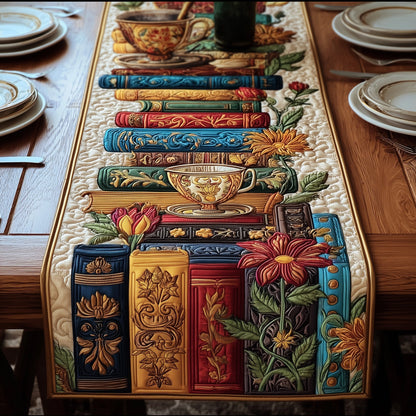 Cozy Book Quilted Table Runner GFTOMA2391