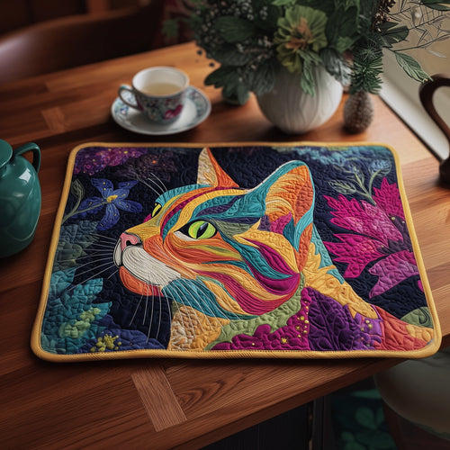 Whimsical Cat Quilted Place Mat GFTOMA2408