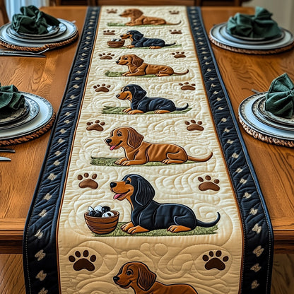 Dachshund Quilted Table Runner GFTOMA240
